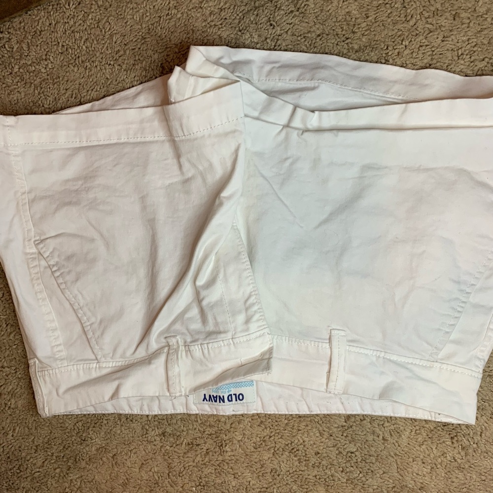Old Navy White Denim Shorts (SKU 017)